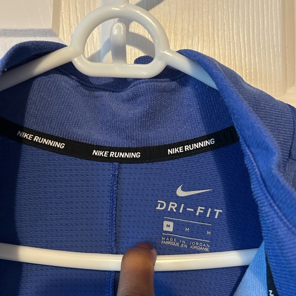 Blue Mens Nike Running Dri-FIT Element Half Zip Pullover Size Medium - Picture 4 of 7